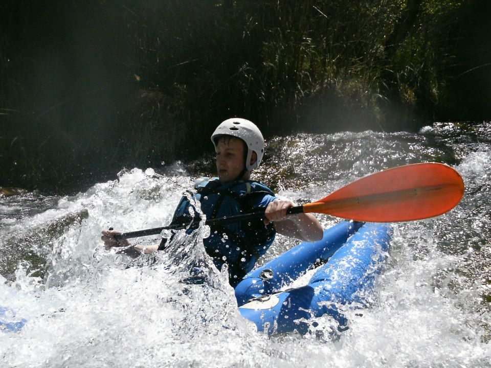 Descenso en kayak